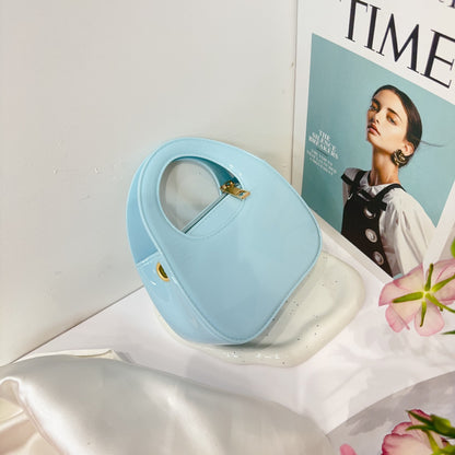 Women's Jelly PVC Mini Handbag - Detail View 4