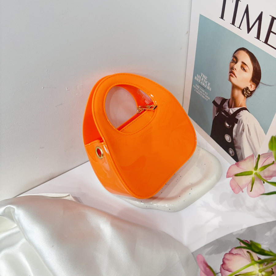 Women's Jelly PVC Mini Handbag - Detail View 3
