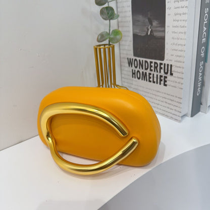 Women's Round Acrylic Evening Clutch Bag - Detail View 38