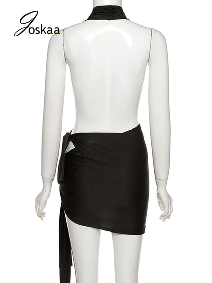 Women's Backless Sleeveless Bodycon Two Piece Set 10 – Detail View