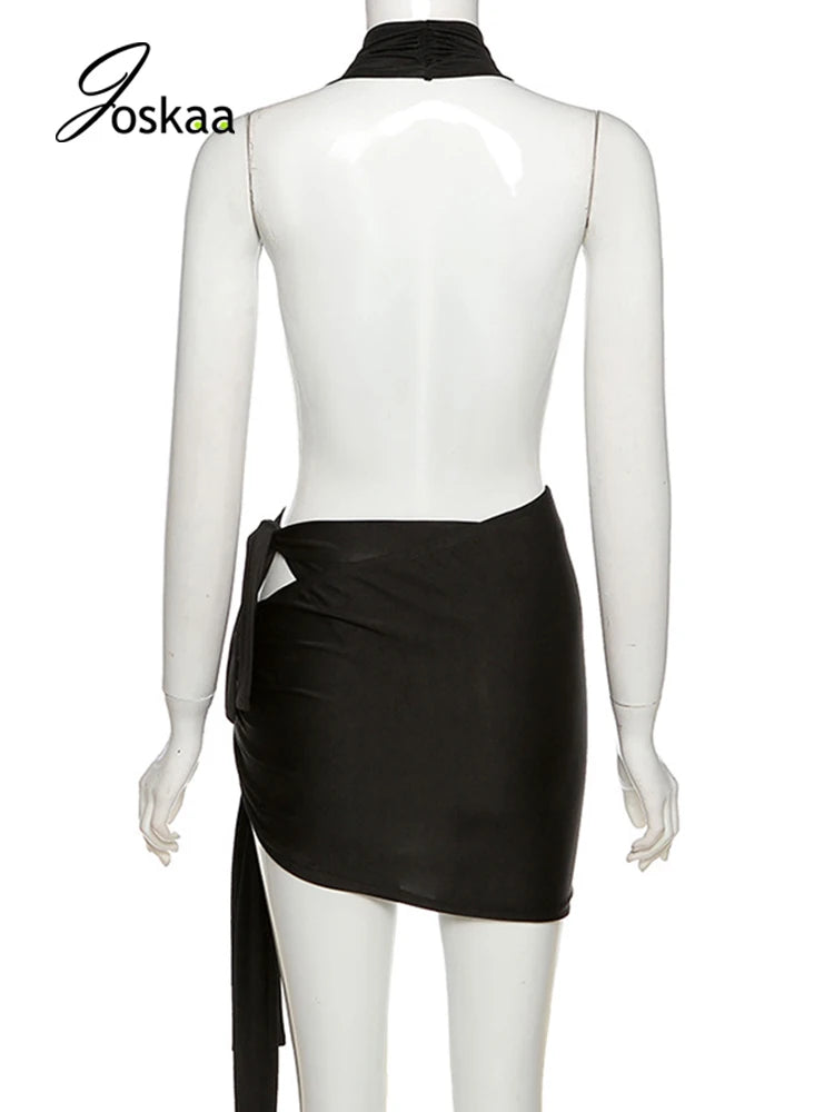 Women's Backless Sleeveless Bodycon Two Piece Set 10 – Detail View