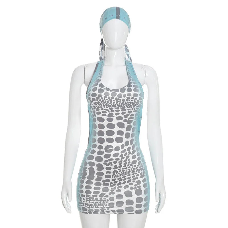 Women's Backless Bodycon Two Piece Set 7469 - Additional View 9