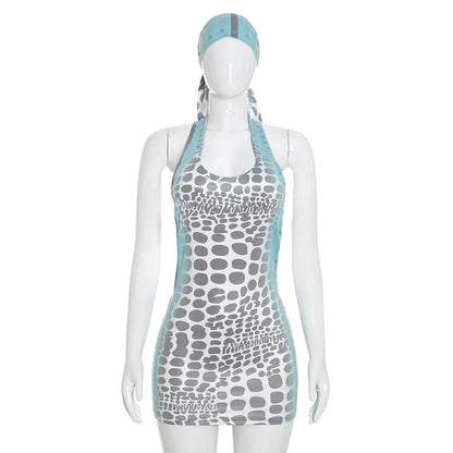 Women's Backless Bodycon Two Piece Set 7469 - Additional View 9