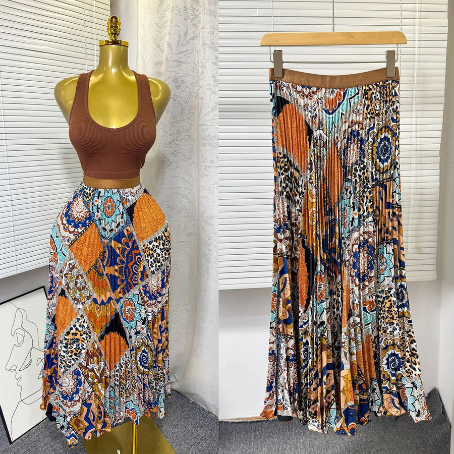 Women's Bodycon High Waist Two Piece Set - Detail View 17