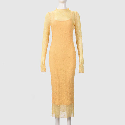 Joskaa Lace Long Sleeve Maxi Two Piece Set - two piece set image 8