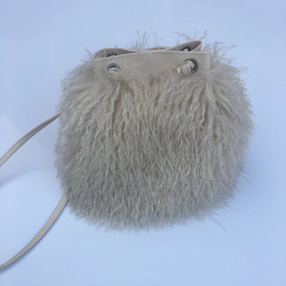 Wholesale Long Faux Fur Wool Shawl Accessory