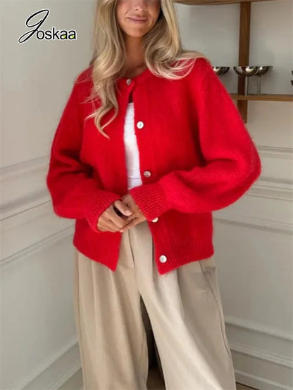 Women's Knit Ribbed Inner Knitting Jacket – Women's Fashion Wholesale – Front View