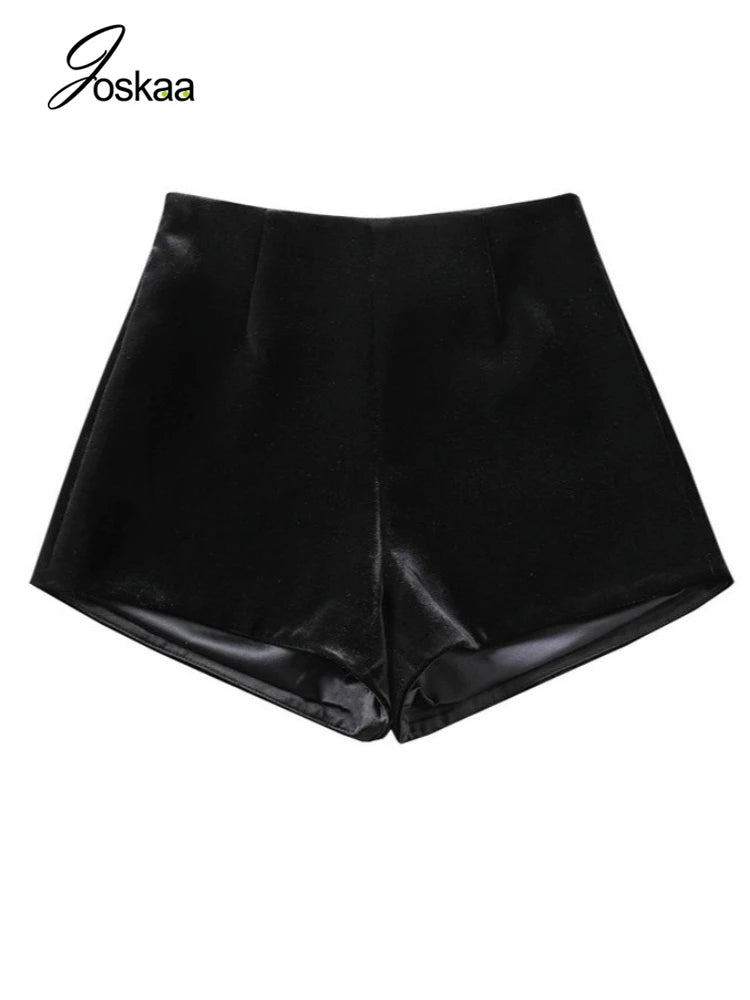 Women's Long Sleeve Bodycon Two Piece Set Black shorts – Back View