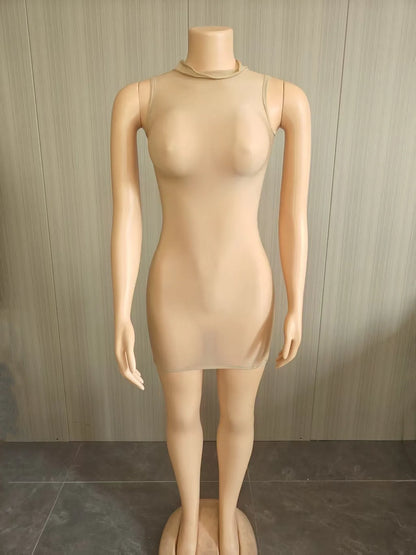 Wholesale Women's Sleeveless Bodycon Mini Dress