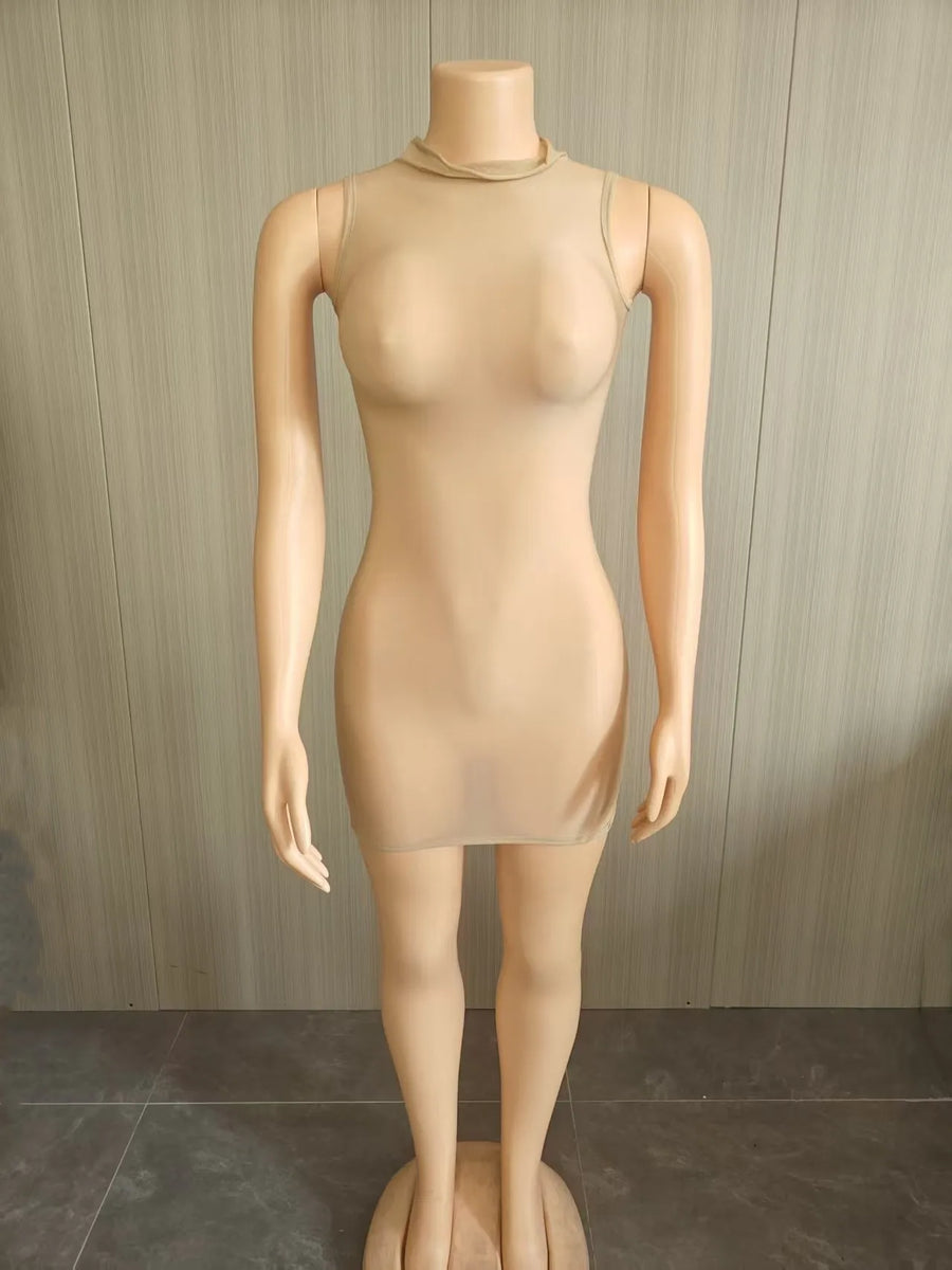 Wholesale Women's Sleeveless Bodycon Mini Dress
