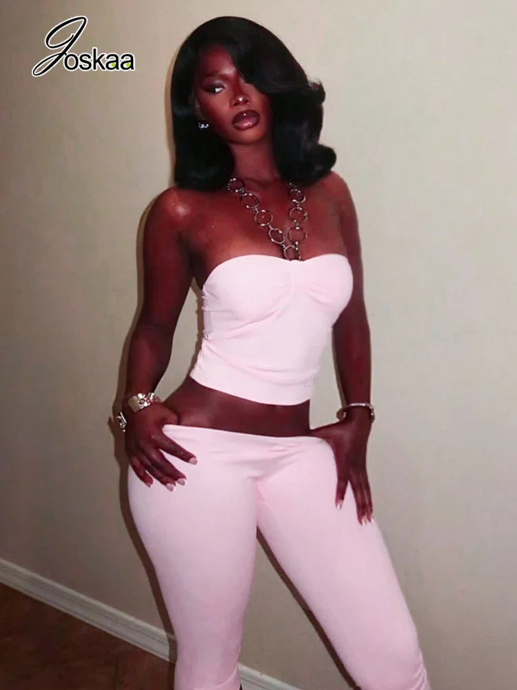 Women's Halter High Waist Two Piece Set - Side View