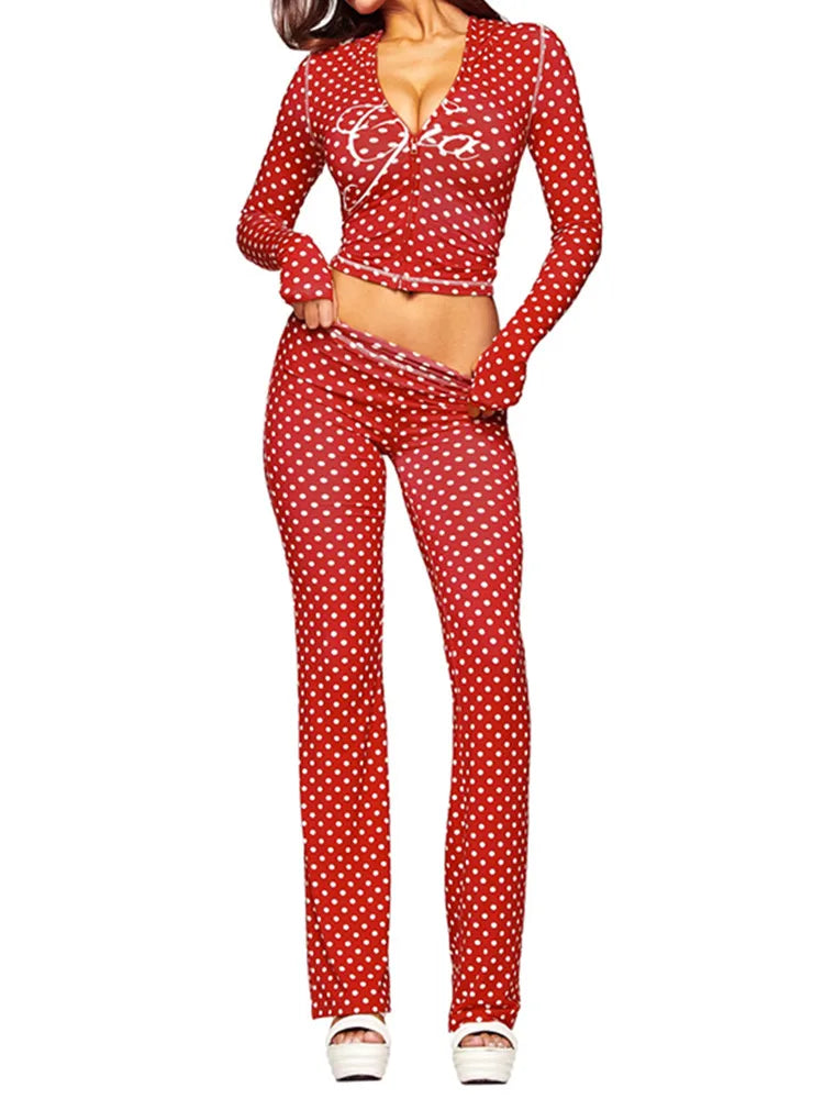 Joskaa Zip Up Hooded Long Sleeve Crop Two Piece Set - two piece set image 23