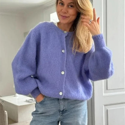 Women's Knit Ribbed Inner Knitting Jacket