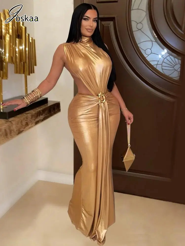 Wholesale Women's Ruched Sleeveless Bodycon Dress – Women's Fashion Wholesale – Front View