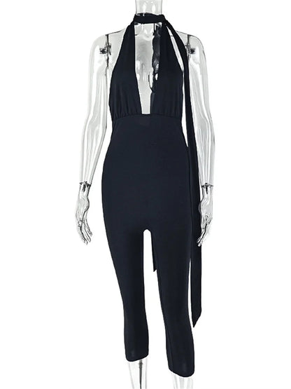 Joskaa Backless Halter Bodycon Romper - romper image 2