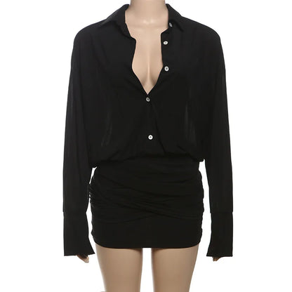 Wholesale Women's Long Sleeve Bodycon Mini Dress