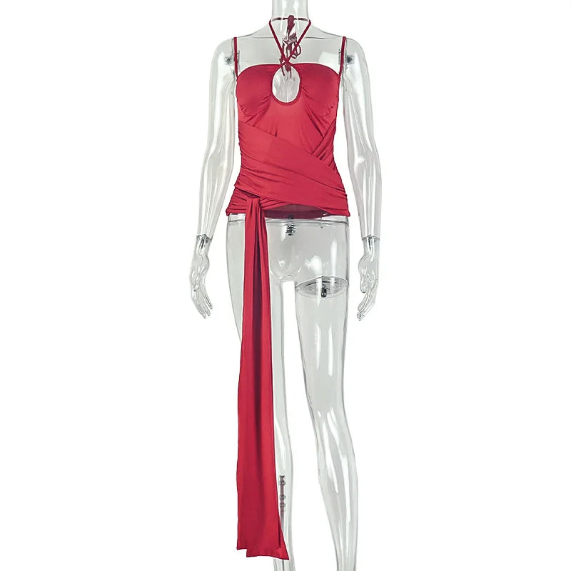 Joskaa Ruched Top Wrap Chest Slip - top image 5