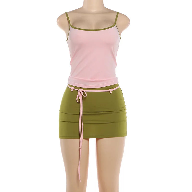 Women's Backless Bodycon Two Piece Set - Additional View 14