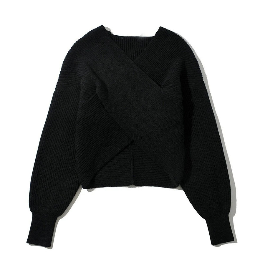 Women's Knit Long Sleeve Bodycon Ribbed Top
