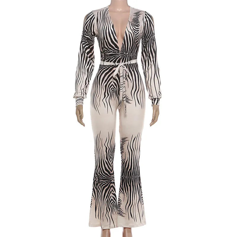 Joskaa Stripe Long Sleeve Bodycon Romper - romper image 5