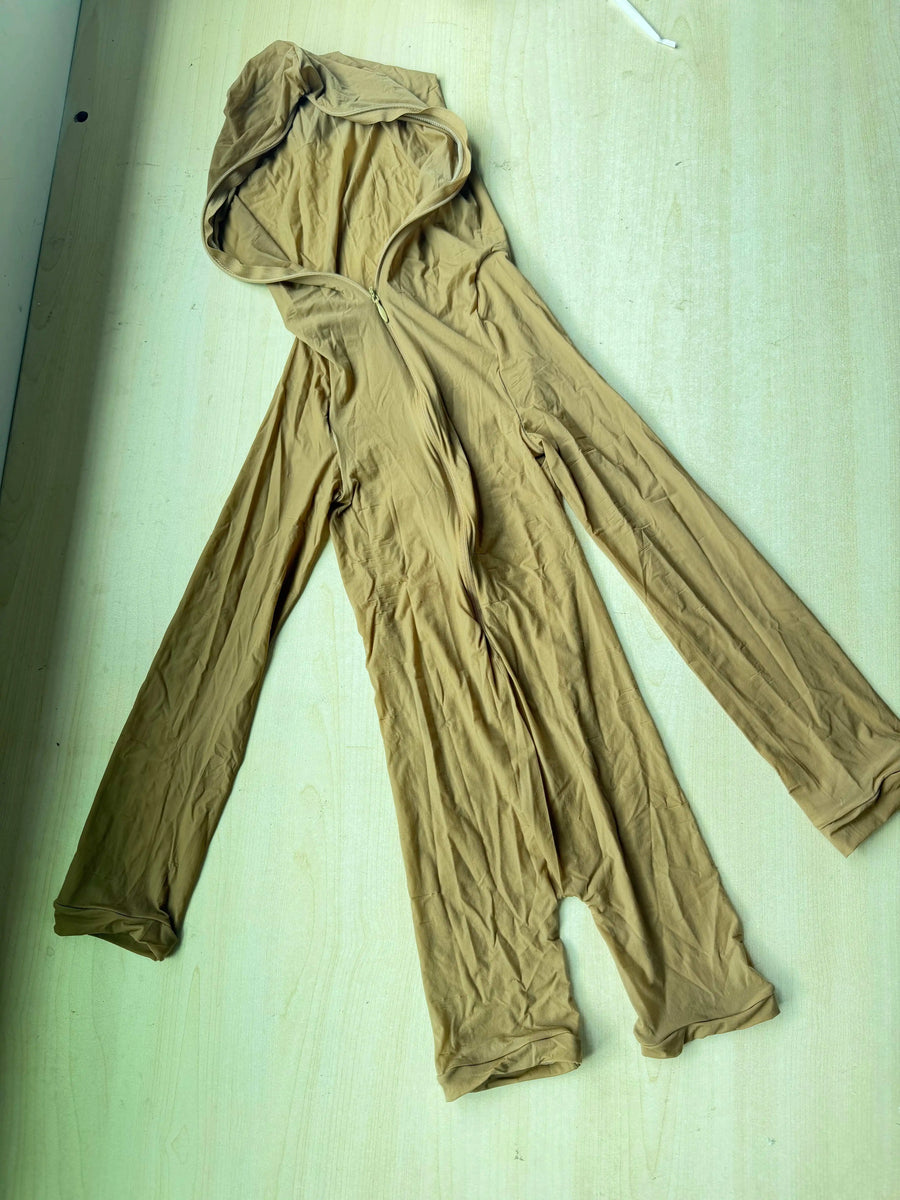 Wholesale Women's Mesh Zip Jumpsuit Oil Romper