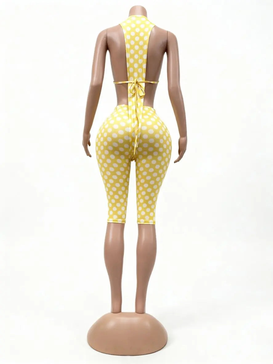 Joskaa Polka Dot Sleeveless Two Piece Set - two piece set image 6