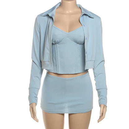 Wholesale Women's Long Sleeve Crop Two Piece Set