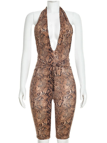 Joskaa Backless Halter Bodycon Romper - romper image 6