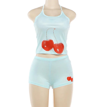 Joskaa Backless Halter Two Piece Set - two piece set image 6