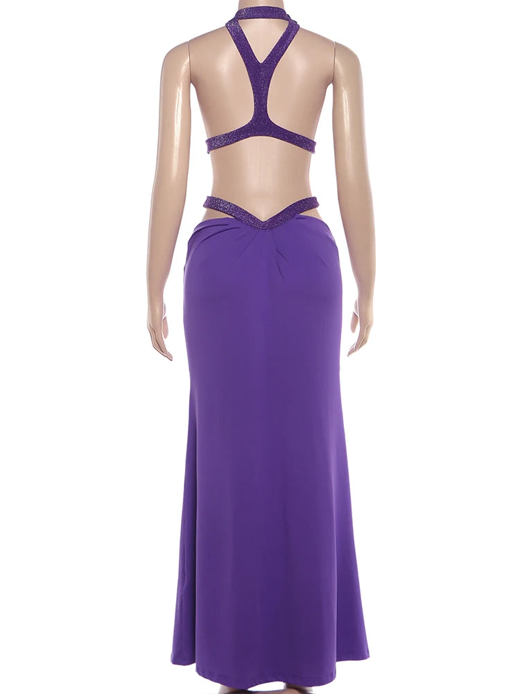 Joskaa Cutout Backless Bodycon Maxi Dress - maxi dress image 4