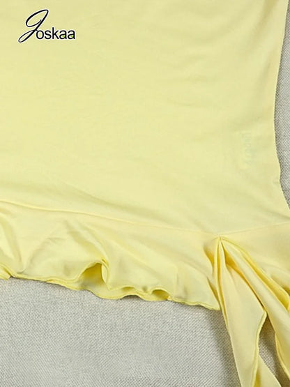 Women's Backless Halter Strapless Sleeveless Top - Model Wearing Style