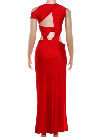 Joskaa Backless Sleeveless Bodycon Maxi Dress - maxi dress image 4