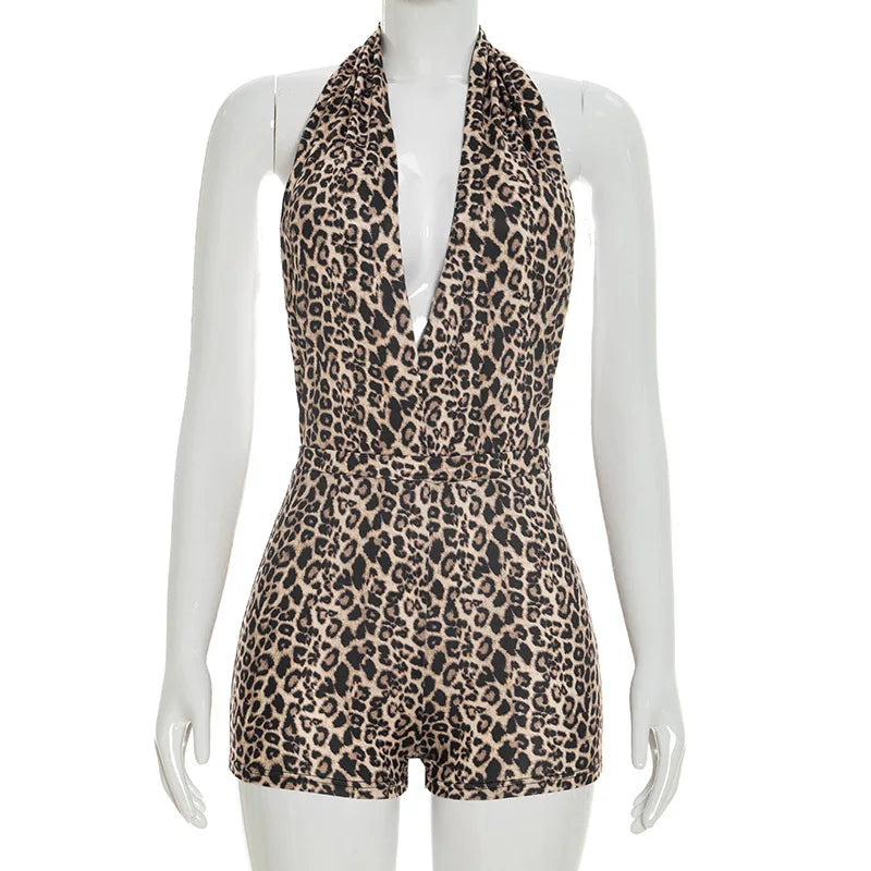 Joskaa Leopard Print Backless Women's Fashion - women's fashion image 4