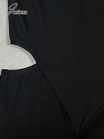 Women's Cutout Sleeveless Bodycon Romper - Model Wearing Style
