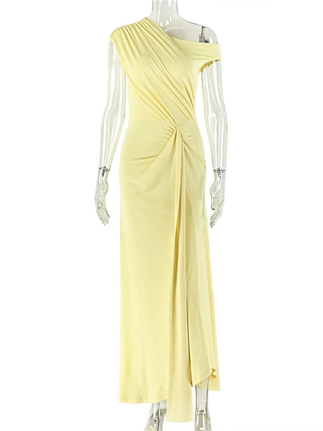 Joskaa Ruched Sleeveless Bodycon Dress - bodycon dress image 4