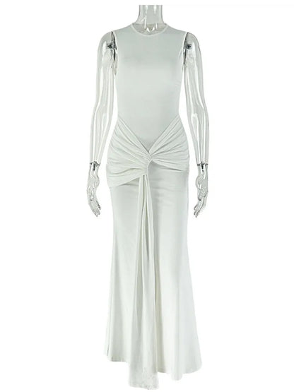 Joskaa Ruched Backless Sleeveless Bodycon Dress - bodycon dress image 5