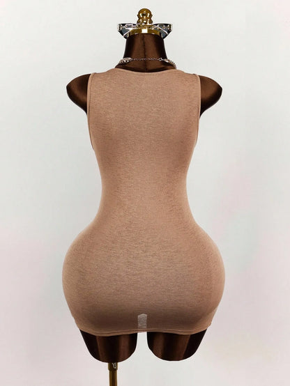 Joskaa Sleeveless Bodycon Mini Dress - mini dress image 4