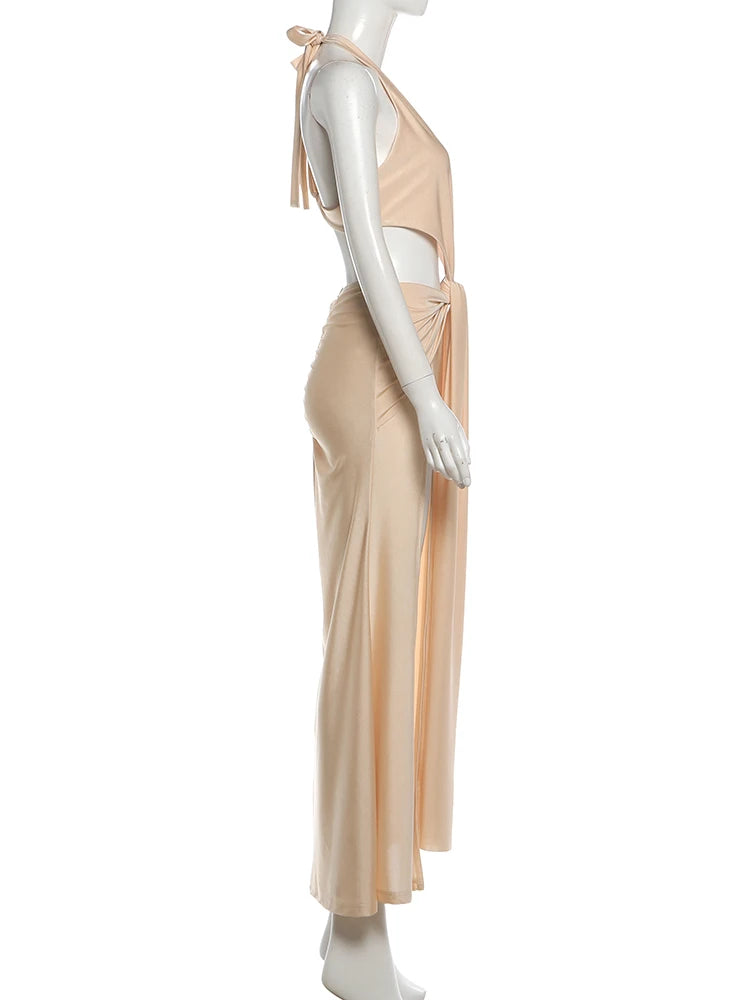 Joskaa Backless Halter Bodycon Dress - dress image 3