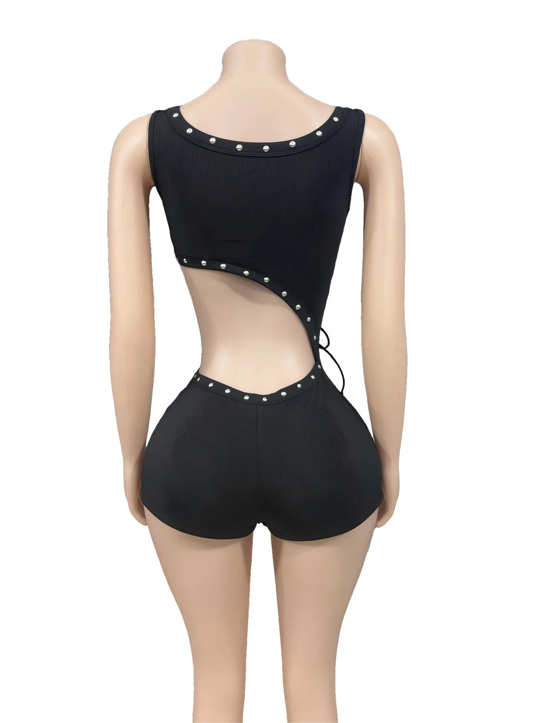 Joskaa Sleeveless Crop Bodycon Romper - romper image 2