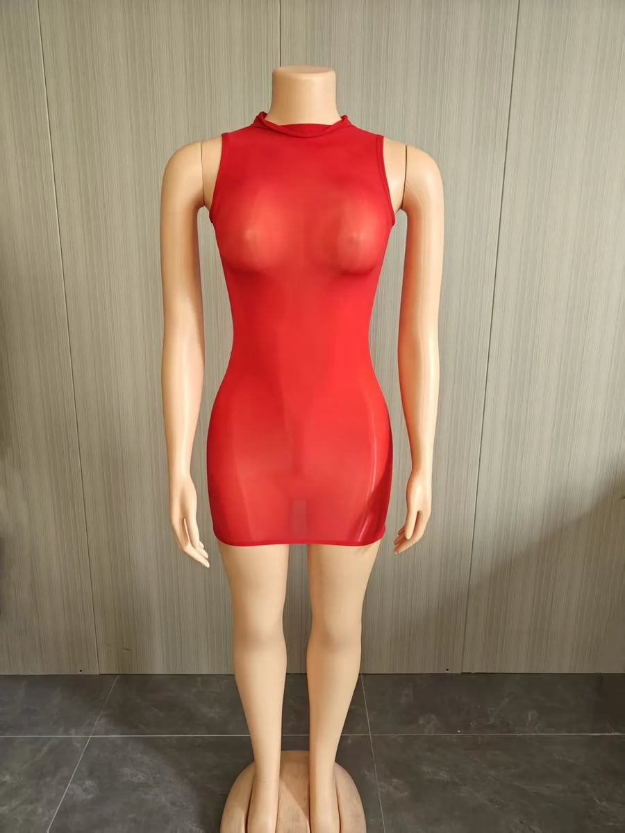 Wholesale Women's Sleeveless Bodycon Mini Dress