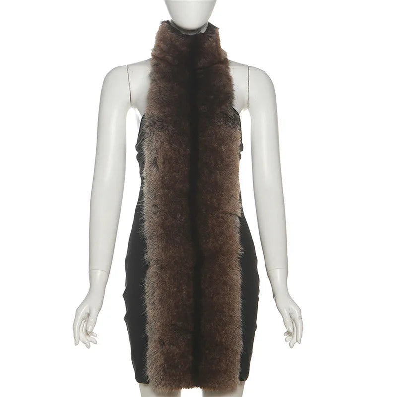 Joskaa Backless Halter Bodycon Mini Dress - mini dress image 5