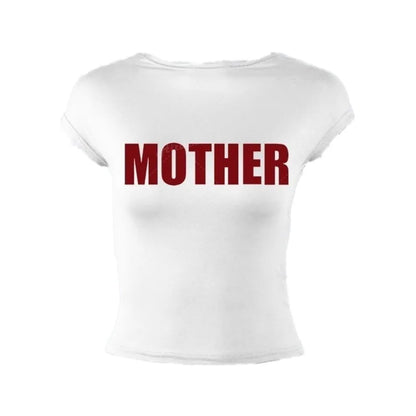 Women's Bodycon Women's Fashion Letter Printed T-shirts - Additional View 7