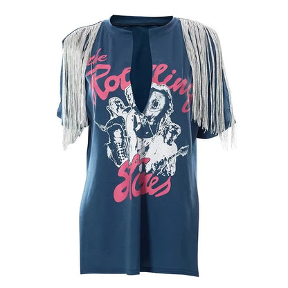 Wholesale Women's Mesh Short Sleeve Two Piece Set