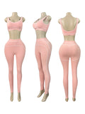 Pink Pants Suit