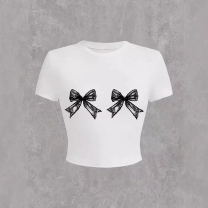 Wholesale Women's Short Sleeve T-shirts Round Top