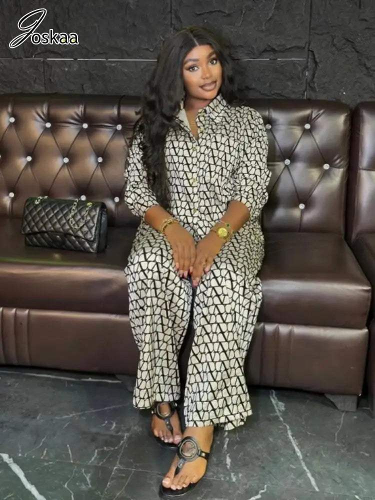 Women's Long Sleeve Flare Wide Leg Two Piece Set – Women's Fashion Wholesale – Front View