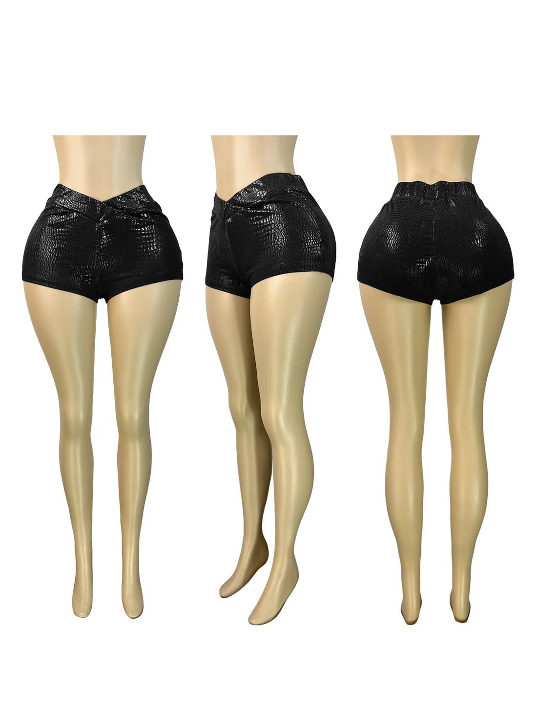 Joskaa Bodycon Pants Elastic Metallic Gold - pants image 5