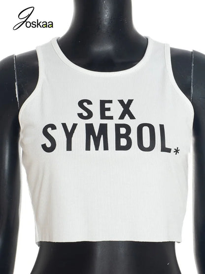 Women's Ribbed Knit Sleeveless Bodycon Top - Back View