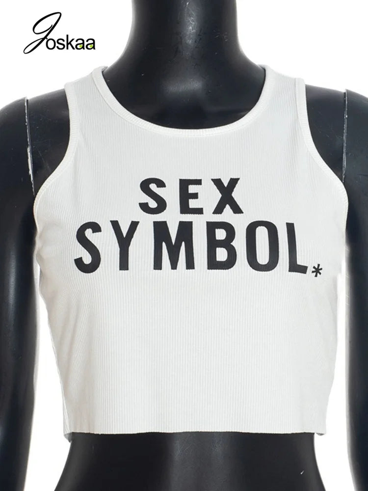 Women's Ribbed Knit Sleeveless Bodycon Top - Back View