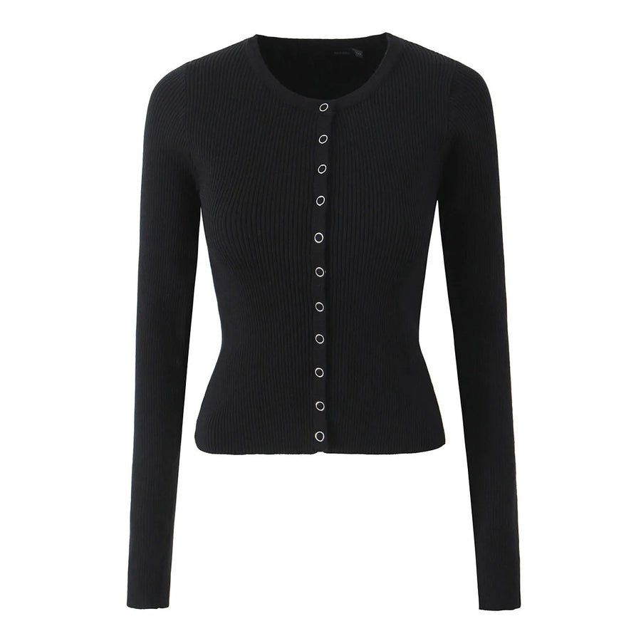 Joskaa Ribbed Knit Crop Two Piece Set - two piece set image 5